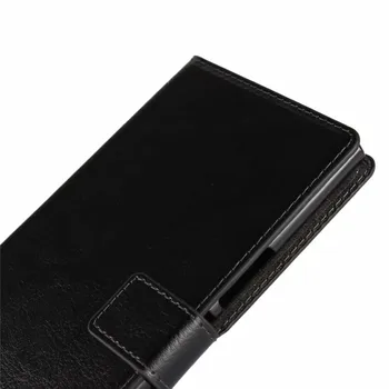 ZEALLION Pre Sony Xperia XZ Premium XZP XZS XP XA1 Xmini Prípade Peňaženky Puzdro Flip Šialený Kôň Kožený Kryt