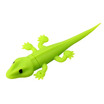Zelená Jašterica/Chameleon cartoon USB flash pero jednotky 4g 8gb, 16gb 32g 64 g Memory Stick Palec/kl ' úč tlačidlo U Diskov kreatívny Darček