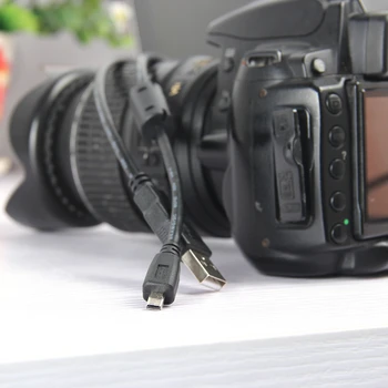 Zhenfa UC-E6 1,5 M 8 Pin Kábel USB Fotoaparátu Nikon Olympus Pentax Sony Panasonic Sanyo FinePix USB Nabíjací Kábel Kábel