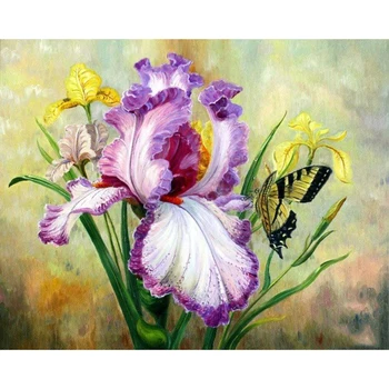 Zhui star 5d diy Diamond výšivky iris kvet diamond maľovanie Cross Stitch plné námestie vŕtať Drahokamu mozaiky domov zdobia