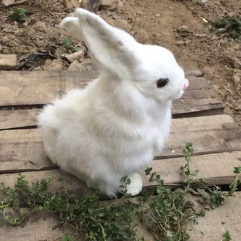 ZILIN krásne simulované králik ručné roztomilý zajačik Veľkonočné králik 4 farby pre možnosť 16*22 cm