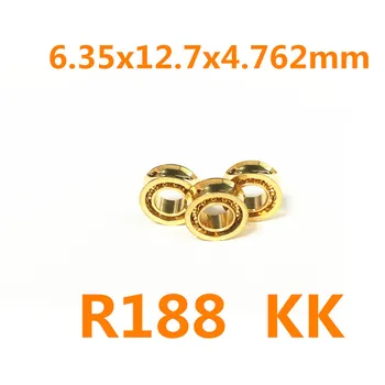 Zlato R188kk 8 Korálky 6.35x12.7x4.762mm Strane Spinner Top Yo-yo R188 Kk Ložisko Guľkové Zariadenia z Príslušenstva Dlhý Čas Spánku 5 Minút