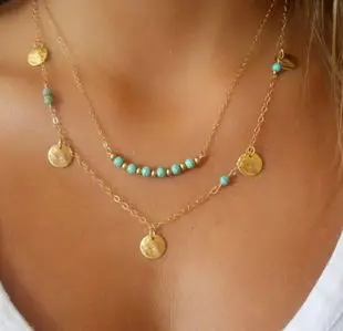 Zlato ženy náhrdelník chokers náhrdelníky pre ženy, náhrdelníky, strieborné choker náhrdelník & prívesky príslušenstvo vintage šperky