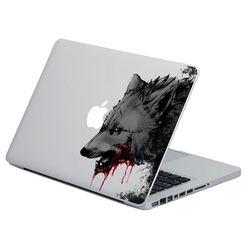 Zlý vlk Vinyl Odtlačkový Notebook Nálepka pre macbook Pro Air 13 palcový Cartoon notebook Skin shell pre mac book