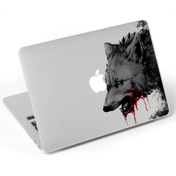 Zlý vlk Vinyl Odtlačkový Notebook Nálepka pre macbook Pro Air 13 palcový Cartoon notebook Skin shell pre mac book