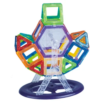 Značka 2017 Puzzle Mini Magnetické Dizajnér stavebnicový Model&Budovy Hračka 164pcs Plastové Magnetické Bloky Vzdelávacie Hračky Dieťa