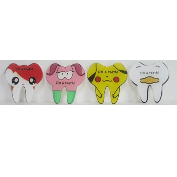 Zubná klinika darček Tvorivé Akryl Cartoon zuby Odznak s Pin