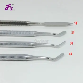 Zubné Nástroj 4PCS Nehrdzavejúcej Ocele, Cementu, Plniva Zubár Nástroj zubné miešanie nástroj na miešanie nôž