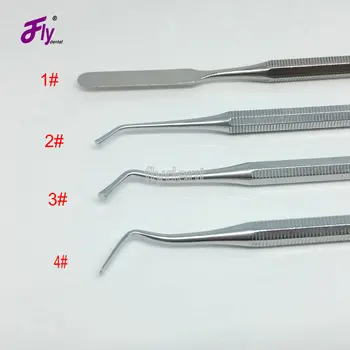 Zubné Nástroj 4PCS Nehrdzavejúcej Ocele, Cementu, Plniva Zubár Nástroj zubné miešanie nástroj na miešanie nôž