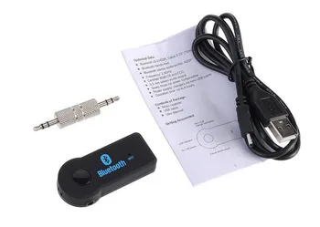 ZUCZUG 3,5 MM Jack Bluetooth, AUX Audio Music Prijímač do Auta Bezdrôtový Reproduktor pre Slúchadlá, Adaptér Hands Free Pre Xiao iPhone