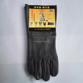 Zváracie rukavice Vysokej kvality guantes trabajo cuero cowhide Veľké veľkosti, ohňovzdorné cut bezpečnosti guantes de proteccion