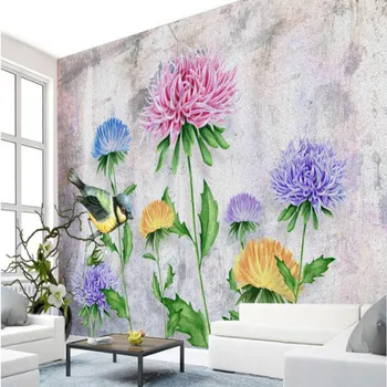 Zákazku Domov Zlepšenie Dekor 3D Tapety na Steny Moderné flowerl Stenu Papiere nástenná maľba na Obývacia Izba
