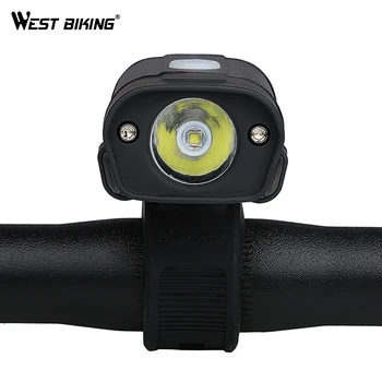 ZÁPAD CYKLISTIKA Bicyklov Svetla L2 LED USB Nabíjateľné Bicykli Svetlomet 5 režimov jazda na Bicykli Kormidlo Bezpečnosti Baterka S Výstražné Svetlo