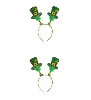 Írsky St Patricks Day hlavový most Zelená Leprechaun hairband Ďatelina Pracky Maškarný Karneval, Vianočné príslušenstvo strana prospech
