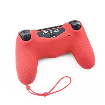 Údaje Žaba Farbou Silikónový Gél Gumy Prípadoch Kože Pre Sony Playstation 4 Radič Proctective Rukoväť Kryt Pre PS4 Pro Slim