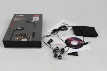 Úplne Nové Kvalitné Kovové v uchu slúchadlá JBM MJ-6600 In-ear Slúchadlá HD HiFi slúchadlá s Retail Box