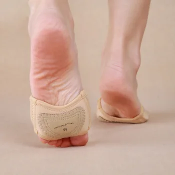 Úplne Nové Profesionálne Balet Bytov Ženy, Brušný Tanec Nohy remeň Tanec Korálkové Ponožky Topánky Prst Podložky Nuda