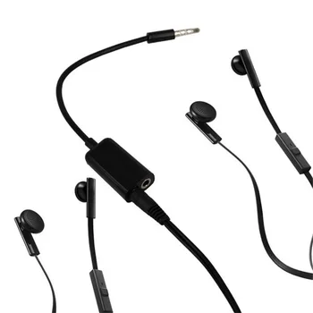 ÚPRIMNE Univerzálny 3,5 mm Samec na Dual Samica Audio Slúchadlá Slúchadlá Splitter Adpater Kábel Jack pre iPhone pre Samsung