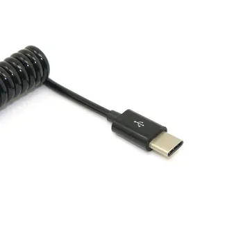 Úsek 1m 3m USB-C 3.1 Typ C Muž Štandardných USB 2A Muž Ploché Slim Poplatok dátum Kábel pre Letv Nokia N1 Tablet a Mobilných Telefón