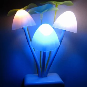Úspora energie Romantický 3 Farebné LED húb lampa ochrana Očí pohybový senzor led Nočné Svetlo pre deti izba Nástenné Svietidlo