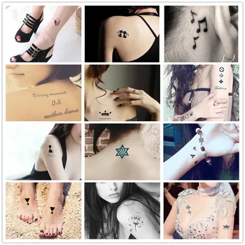 Čepeľ Twisted Reťazca Duté Tetovanie, Šablóny Pre Airbrush Maľovanie Ženy, Dievča, Body Art Rameno Henna Tattoo Vložiť GG17