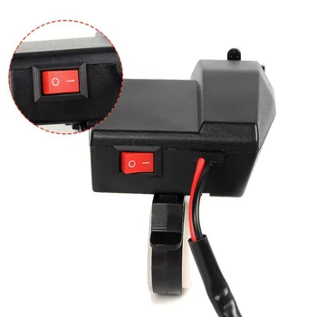 Červená LED Digitálny Displej Voltmeter Merač Napätia Monitor + Dual USB Zásuvky Napájania Pre Iphone, Ipad, Android GPS, Fotoaparát, Nabíjačku Zapojte