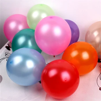 Čierne Balóny 100ks/lot 10 Palcový 1,5 g Hrubé Pearl Latexové Balóny Svadobné Dekorácie Hélium Gule Happpy Narodeninovej Party Balóny