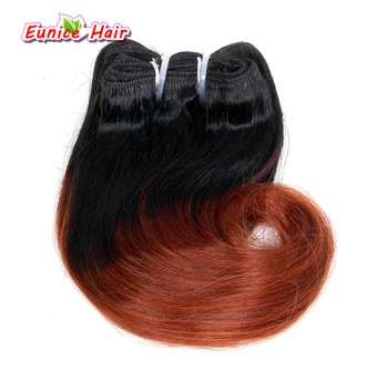 Čierne dámske Účes Najlepšie Vlasy kus Ombre Brazílsky Telo Vlna, Vlasy #1B/Sivá 8