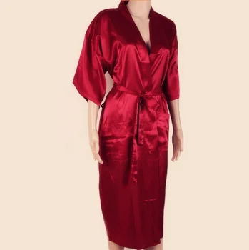 ČIERNE Pánske Oblečenie Predaj Hot Faux Hodvábne Kimono Vaňa Šaty Župan Nightgown Sleepwear Hombre Pijama Veľkosť S M L XL XXL XXXL LS003D