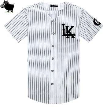 Človek Si Tun Nový 07 Posledných Kráľov baseball tričko tyga dresy čierna biela unsex Muži Ženy Hip Hop štýl tees Topy rap rock T-shirts