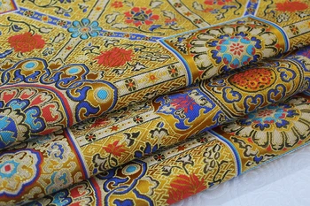 Čína vietor Mongolsko Tibetskej odevy, textílie, dekoratívne film župan ručné starožitné žakárové brocade točil hodvábnej látky