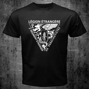 Špeciálne francúzske tričko mužov cudzineckej Légie, army Combat vytlačené top tee tričko NÁM plus veľkosti S-3XL