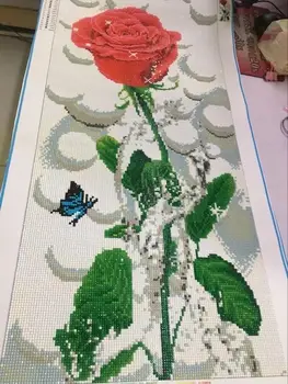 špeciálne tvarované diamond maľovanie mozaiky výšivky cross stitch auta vzor vody ruže plné kolo kamienkami perličiek obrázok 5D urob si sám