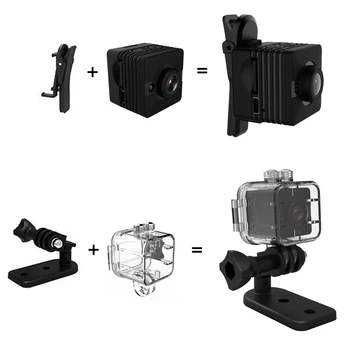 Športové Vodotesné Mini Kamera HD 1080P SQ12 Malá Akcia Videokamera INFRAČERVENÉ Nočné Videnie Pohybový Senzor Video Hlasový Záznamník Micro Kameru
