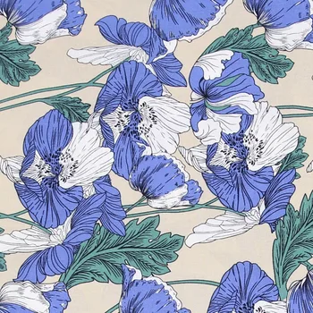 Šírka 140 cm lily farbivo tlač bavlnená posteľná bielizeň luxusný látka na šaty, tričko tissus au meter lacné tkaniny čínsky DIY tissu patchwork