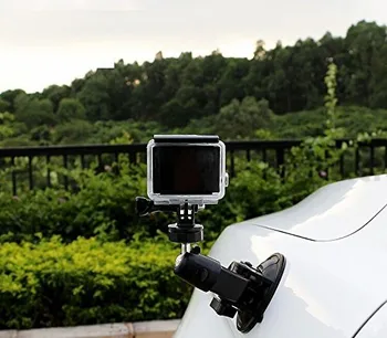 Ťažká Auto prísavky Mount pre Sony Action Cam Gopro Sjcam Sj4000 Xiao Yi Akcia Fotoaparát DSLR A Camcoders