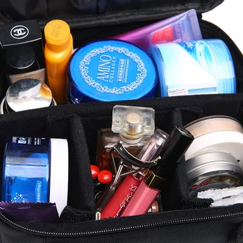 Ženy Cestovanie Veľké Potrebné Profesie Kozmetika Make-Up Toolkit Kvalitné Nepremokavé Úložný Vak Organizátor Kozmetická Taška