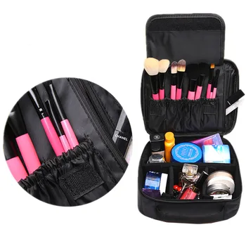 Ženy Cestovanie Veľké Potrebné Profesie Kozmetika Make-Up Toolkit Kvalitné Nepremokavé Úložný Vak Organizátor Kozmetická Taška
