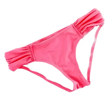 Ženy Cheeky Bikini Dná Lete Sexy Tajné Nízkym Pásom Plavky Biquini Plávať Oblek Zelená Červená Čierna Brazílske Bikiny Dno