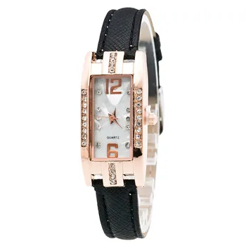 ženy hodinky, luxusné značky Ukazovateľ Quartz Hodinky Jednoduchý Štýl Náramok Hodiniek Ženy Dámy ženské módne šaty quartz Náramkové Hodinky