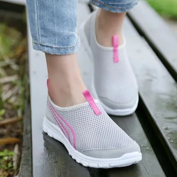 Ženy ležérne topánky 2018 horúce módne priedušná espadrily oka ženy, tenisky, topánky sapato feminino