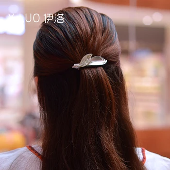 Ženy pokrývku hlavy vlasy dekorácie dievča leaf vlasy klip barrettes malé roztomilé doplnky do vlasov pre ženy