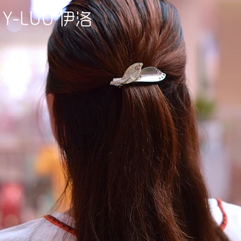 Ženy pokrývku hlavy vlasy dekorácie dievča leaf vlasy klip barrettes malé roztomilé doplnky do vlasov pre ženy