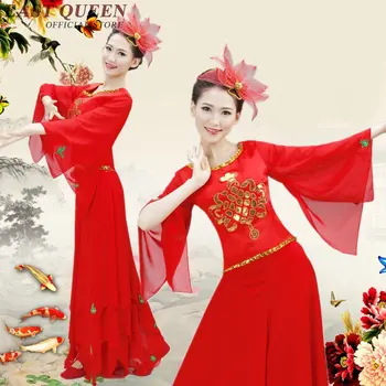 Ženy čínsky ľudový tanec hanfu Princezná oblečenie orientálnych tanečných kostýmov Čínsky tanečné kostýmy Čínsky národný kostým Z KK613