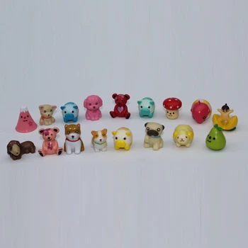 Živočíšne potraviny ovocie roztomilá bábika mnohých štýlov PVC Akcie Obrázok Zberateľskú Hračka náhodne zmiešané Dovolenku dary