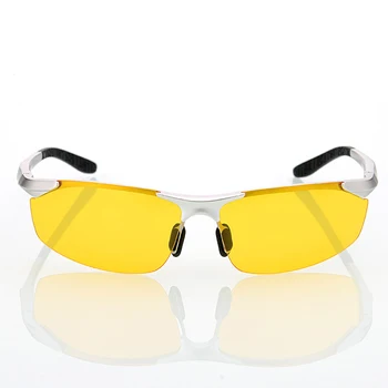 Žltá Šošovka Nočné Videnie Polarizované Slnečné Okuliare Jazdy Okuliare Kvalitnú Módu Noc Okuliare Jazdy Okuliare 9179
